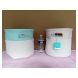 Lot of 2 NEW Pillowfort Canvas Bins