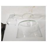 Glass Trifle Bowl & Glass