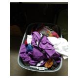 Tote With Assorted Cloths