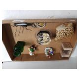 Assorted Small Figures,  Jar & More