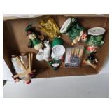 Leprechaun & Christmas Figures & Cassette