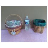 1996 & 2000 Longaberger Baskets - One Morning