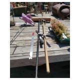 Push Broom, Hedge Clippers. Jimmy And And Hand