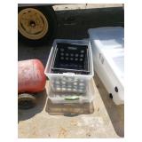 Storage Totes And Crate. No Lids