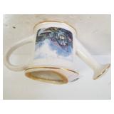 Thomas Kinkade Pictured Watering Can Vase