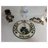 Irish Decor To Include Nutcracker, And Welcome