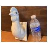 Large Ceramic Chicken Towel Rack