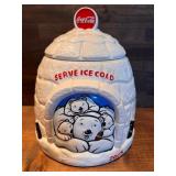 2005 Coca-Cola Polar Bear Igloo Cookie Jar