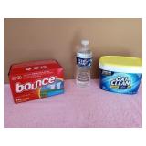 NEW Oxi Clean Stain Remover & Bounce Dryer Sheets