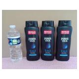 NEW 3 Bottles of Power Stick 3-in-1 Body Wash,