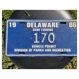 Delaware Surf Tag 1986