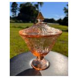 Sharon-Cabbage Rose Pink Candy Dish