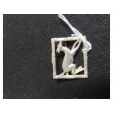 Sterling Silver Brooch With Deere
