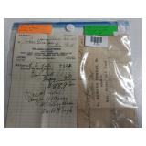 1937 Poultry Food Receipt Wilson Brothers Easton