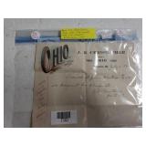 Rare Tire Advertising 1924 Ohio Tires Receipt. JR