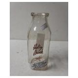 Vintage Holly Brook Laurel Delaware Milk Bottle