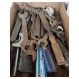 Large Lot Of Wrenches And More