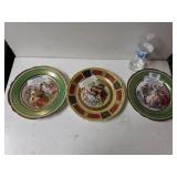 3 Antique Royal Vienna Beehive Gold Jeweled