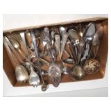 Assorted Flatware,  Candle Snuffer