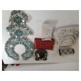 Assorted Clutch Purses, Wallet & Other