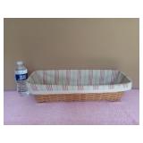 2002 Longaberger Window Box Basket with Awning