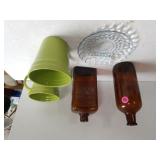 Bottles, Bubble Saucer, Mugs