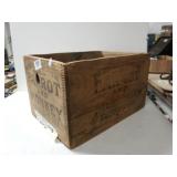 Vintage Parrot And Monkey Wooden Crate