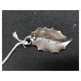 Sterling Silver Leaf Pin By Beau
