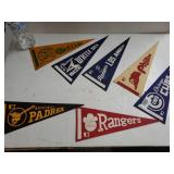 Assorted Baseball Pennants