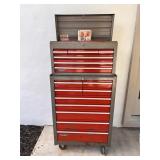 Two Section 15 Draw Plus Top Craftsman Toolbox