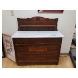 Antique Marble Top Dresser