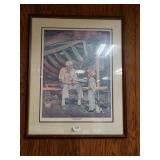 Master Boat Builder Picture Signed By Artist