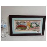 Magnolia Shrimp Canning Label  Picture