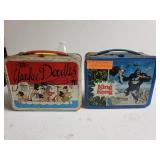 Vintage Yankee Doodle And King Kong Lunch Boxes