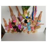 Assorted Barbie Like Dolls