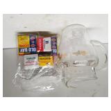 Nautical Glass Pitcher & Assorted Spice