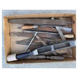 Many Different Sizes of Metal & Wood Files