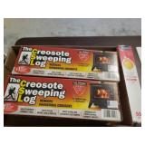 ,creosote Sweeping Logs And Matches