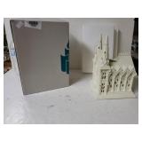 Avon Porcelain Church Candle Lit