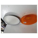 Orange Bowl & Plate