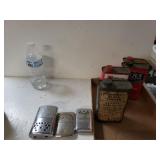 Vintage Hand Warmers And Vintage Gunpowder Tins