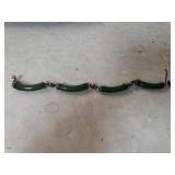 Ladies Jade Link Bracelet