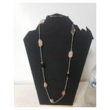 Ladies Fashion Necklace W/stones