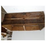 Wooden 3 Compartment Crate
