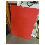 Large Red Poster Board