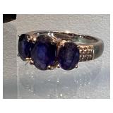 Ladies Cocktail Style Ring Marked.925
