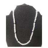 Ladies Vintage Opalite Moonstone Bead Necklace