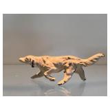 Vintage Miniature Cast Iron Hunting Dog
