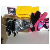 Soccer Shorts Sz YS Black, Socks, Shin