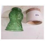Green Bubble Vase & Planter